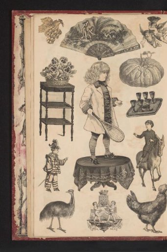 Collage of Cut-Out Prints