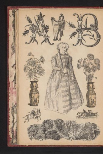 Collage of cut-out prints
