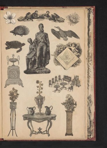 Collage of Cut-Out Prints