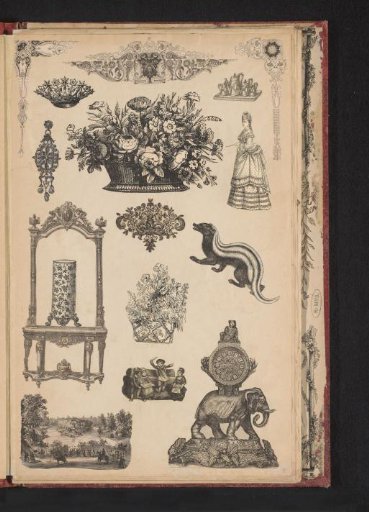 Collage of Cut-Out Prints
