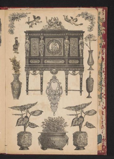 Collage of cut-out prints