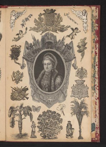 Collage of cut-out prints