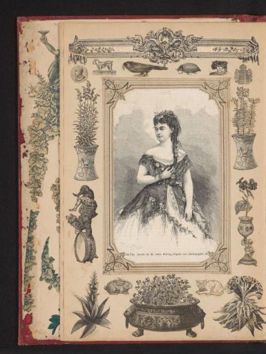 Collage of cut-out prints