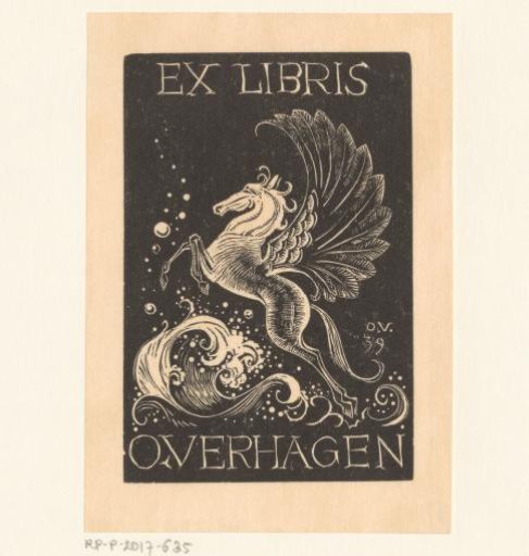 Ex libris of Otto Verhagen