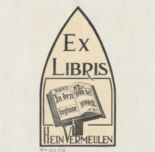 Ex libris of Hein Vermeulen