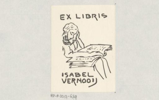 Ex libris of Isabel Vernooij