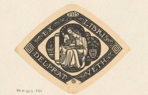 Ex libris of Delprat-Veth