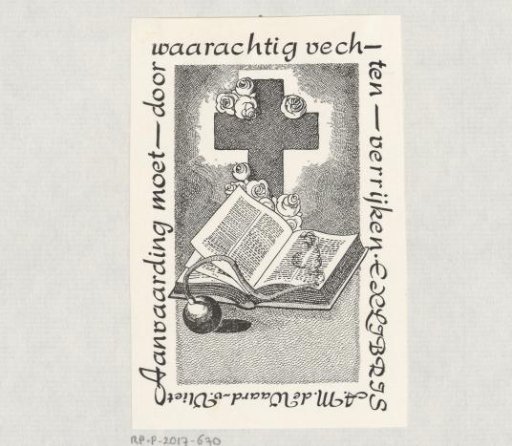 Ex libris of A.M. de Waard-van Vliet