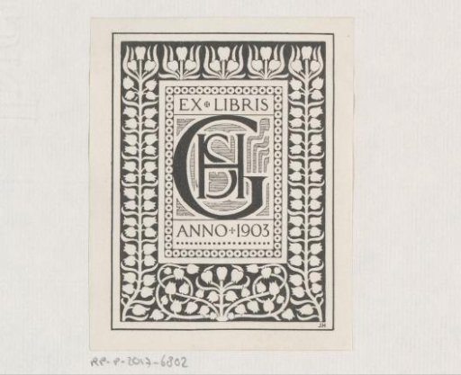 Ex Libris of S.G.H.