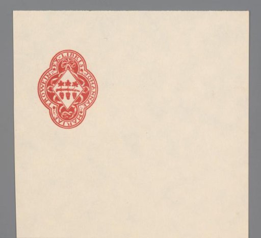 Ex libris of Johanna Maria Frowein
