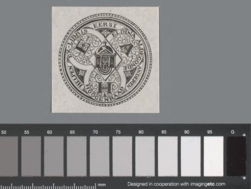 Ex libris of Eldina Aldegonda Hoogenraad