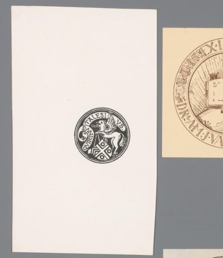 Ex libris of an unknown person
