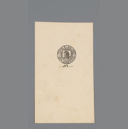 Ex libris of the Van Beresteijn family archive