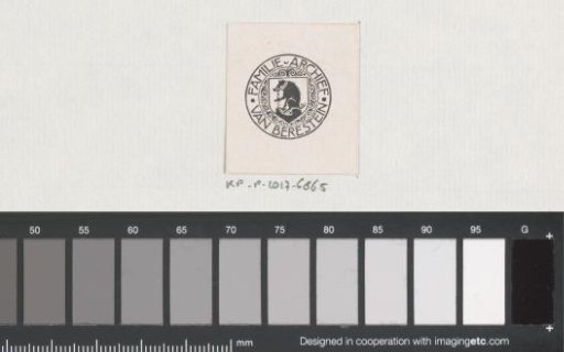 Ex libris of the Van Beresteijn family archive