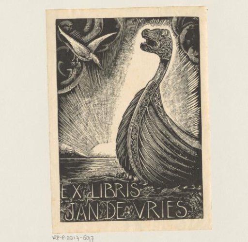 Ex libris of Jan de Vries