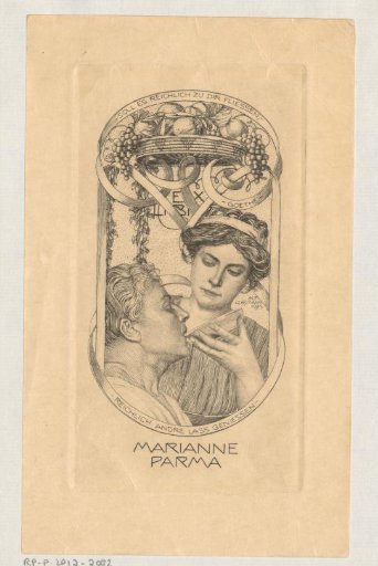Ex libris of Marianne Parma