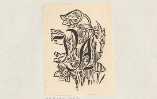 Ex libris of Vera Adler