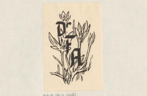 Ex libris of Franz Adler