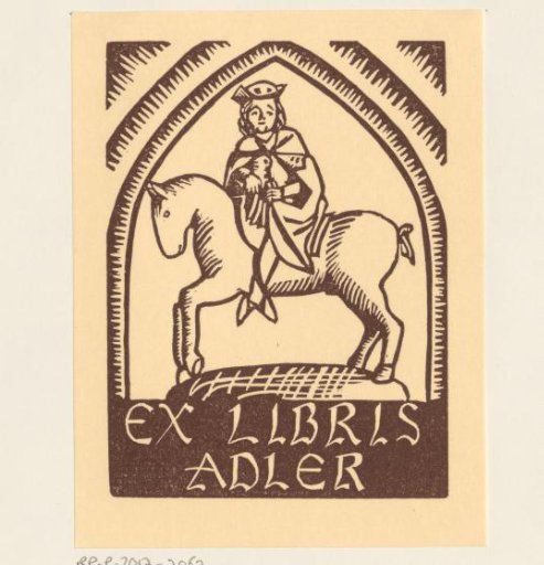Ex libris of Adler