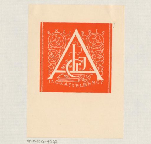 Ex libris of C.J. Asselbergs