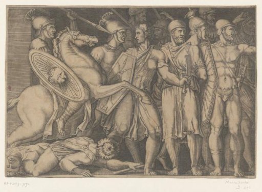 Trajan fighting the Dacians, ca. 101-106