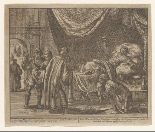 Honorius, king of the Vandals, eaten by worms, in the year 477