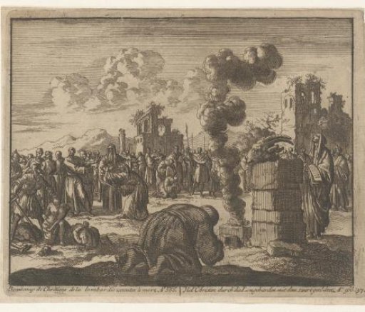 Christians killed by the Lombards because they refused to participate in the sacrifice of a goat, in the year 566