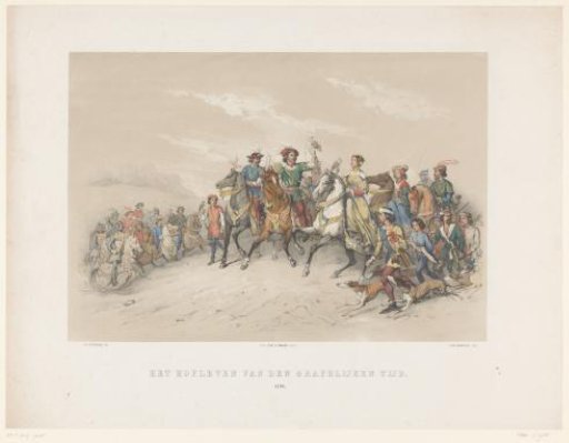 Utrecht masquerade of 1851: Court life in 1296
