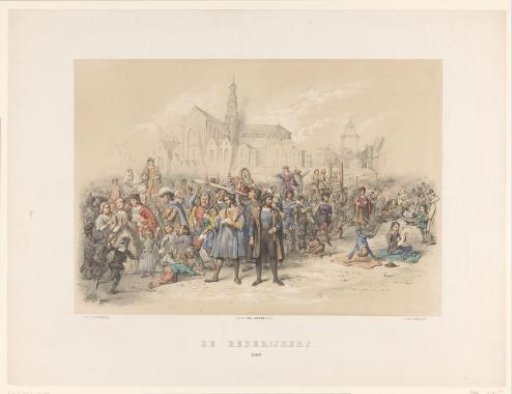 Utrecht Masquerade of 1851: Rhetoricians in 1500