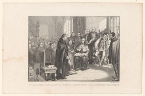 Luther defends his theses in Leipzig, 1519