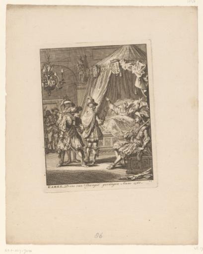 Mock funeral of Emperor Charles V, 1558