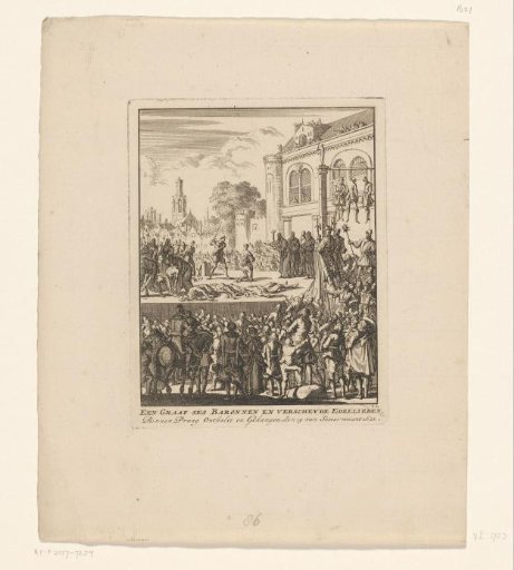 Execution of the followers of the defeated king Frederick V in Prague, 1621