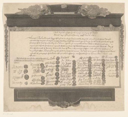 Death sentence of Charles I, 1648