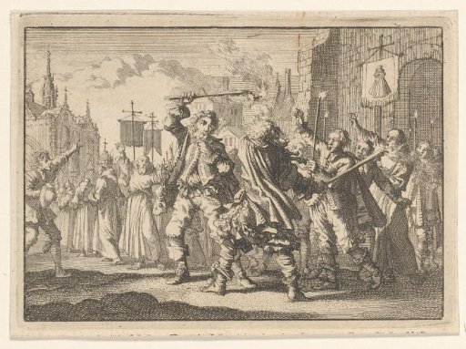 Quarrel in Pressburg between inhabitants of Mantua and Genoa over precedence in a procession, 1655