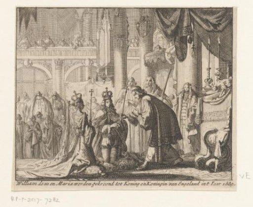 Coronation of William III and Mary II, 1689