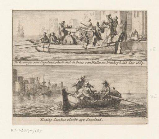 Flight of the King and Queen to France, 1688