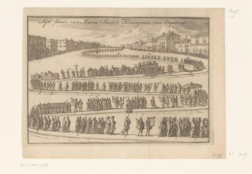 Funeral procession of Queen Mary II Stuart, 1695