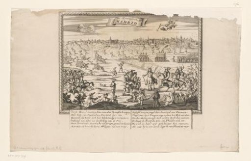 Philip V of Spain fleeing from Madrid, 1706