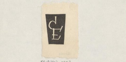 Ex libris of C.E.
