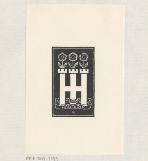 Ex libris of Hedwig Haselböck