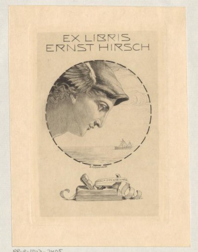 Ex libris of Ernst Hirsch