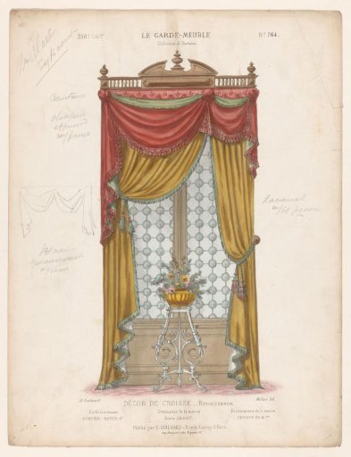 Window with curtains