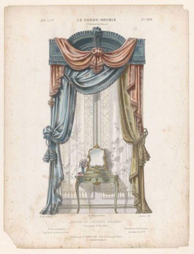 Window with curtains