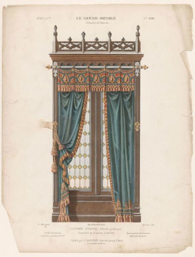Window with curtains