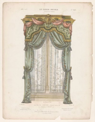 Window with curtains
