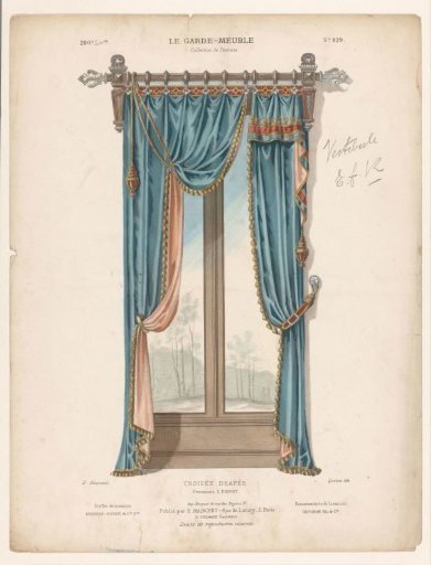 Window with curtains