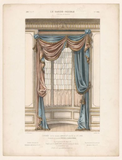 Window with curtains