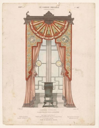 Window with curtains