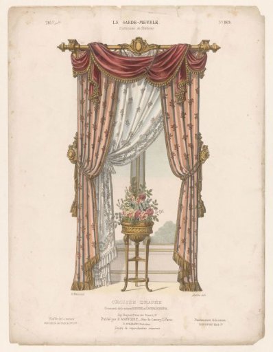 Window with curtains