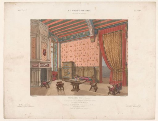 Smoking room with curtain